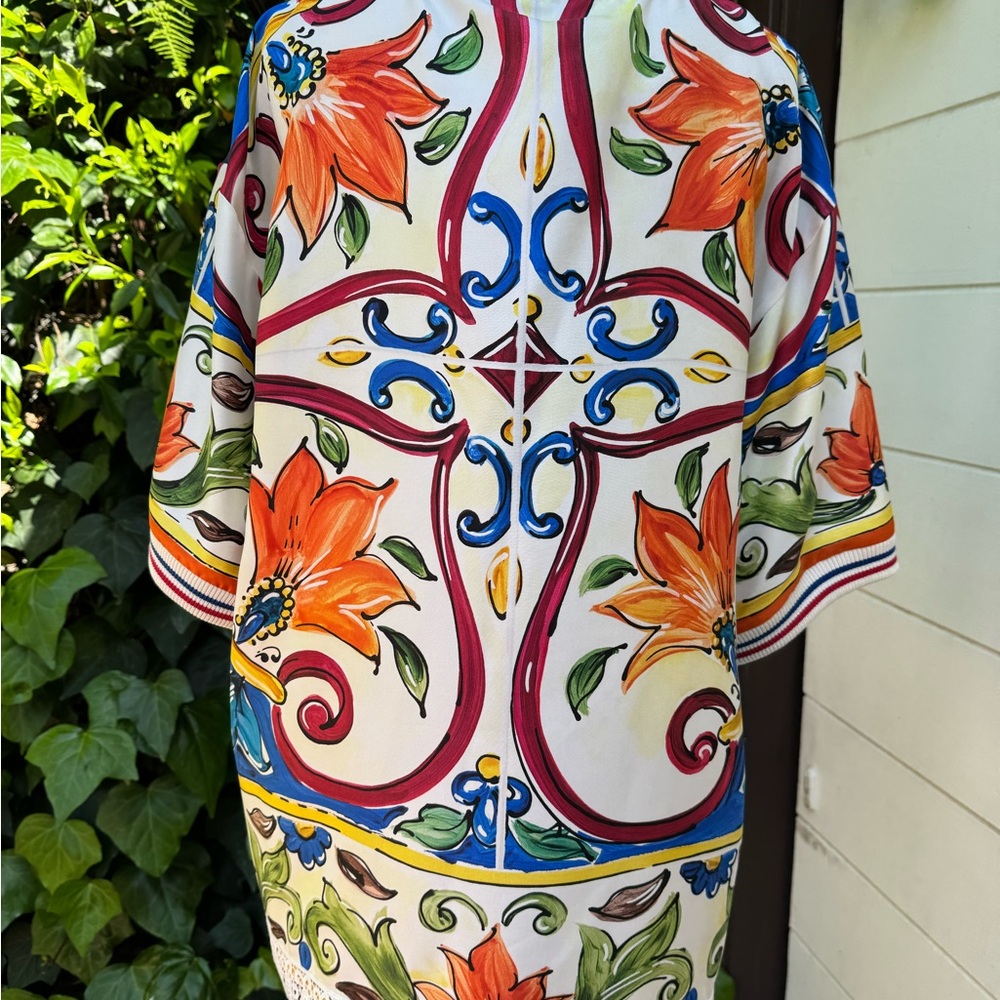 Dolce & Gabbana Colorful Blouse NWT - Picture 5 of 7